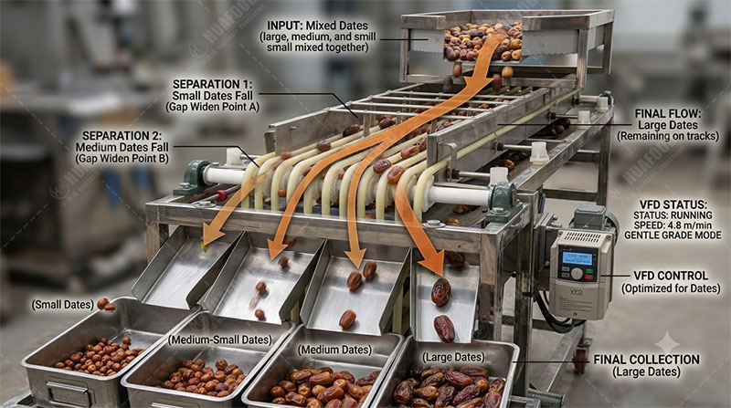 dates fruits grader details