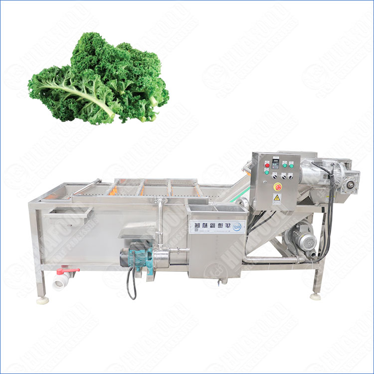 Industrial Kale Washing Machine with Ozone Bubble Sterilizer