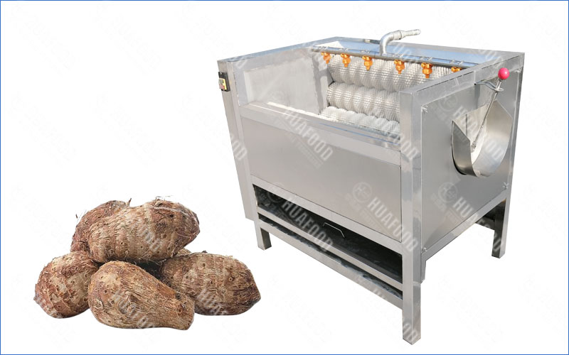taro washing and peeling machine