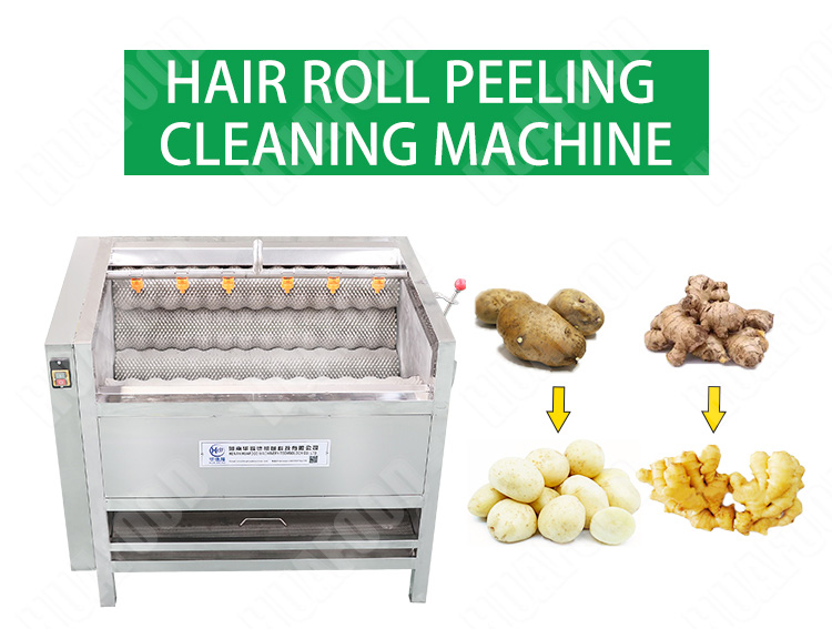 Ginger and Potatoes Washing Machine/Ginger Washer/Ginger Peeler Machine