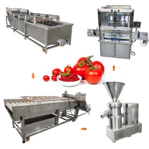 Semi-Automatic Tomato Ketchup Making Line Ketchup Paste Production Line