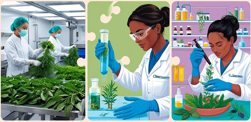 herbs leave application