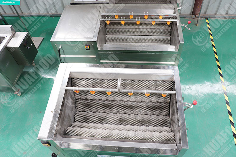 cassava washing and peeling machine