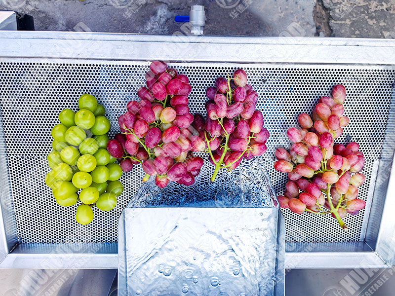 grape fruits washing effects