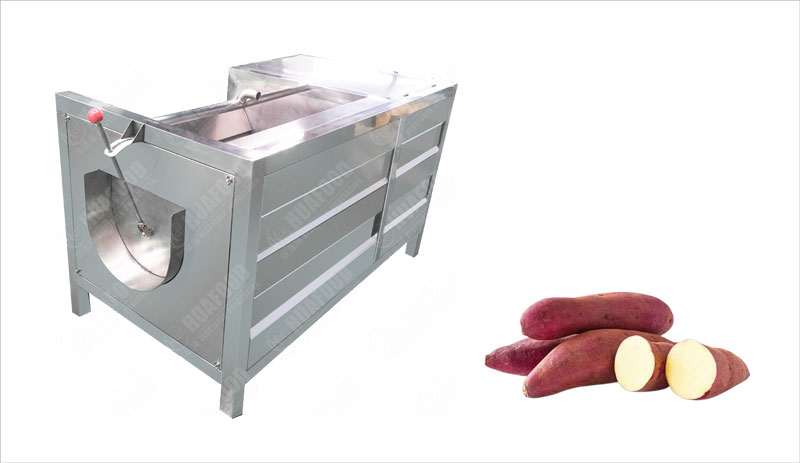 sweet potato washing peeling machine