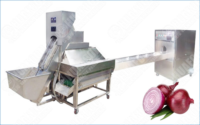 onion peeling machine