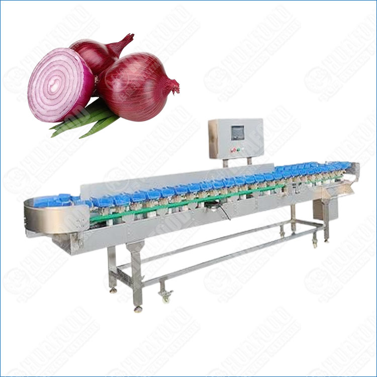 High Precision Onion Vegetable Weight Grading Machine With Fast Speed