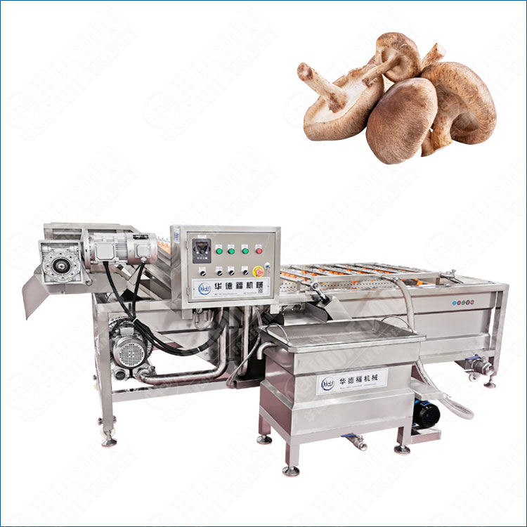 High Efficinecy Mushroom Vegetable Bubble Washing Machine For Sale