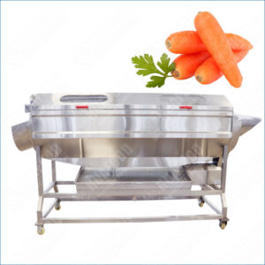 spiral carrot brush washing machine