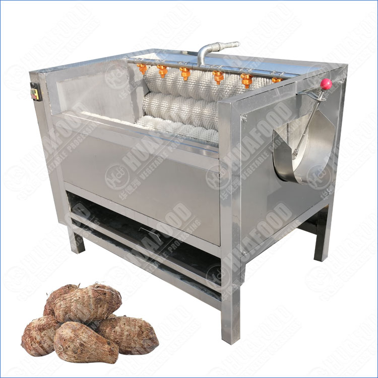 Stainless Steel Taro Washing And Peeling Machine For Mud & Skin Removing