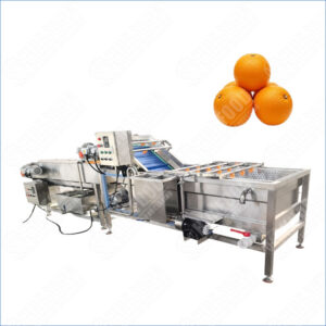 orange cleaning machine