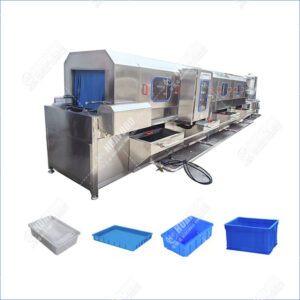 turnover box washing machine