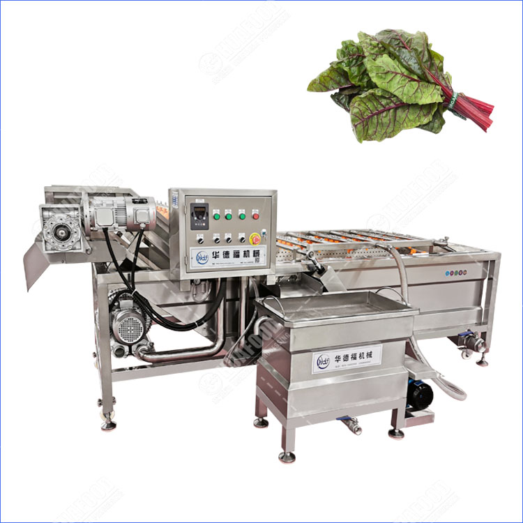 Industrial Swiss Chard Vegetable Washing Machine 500kg/h