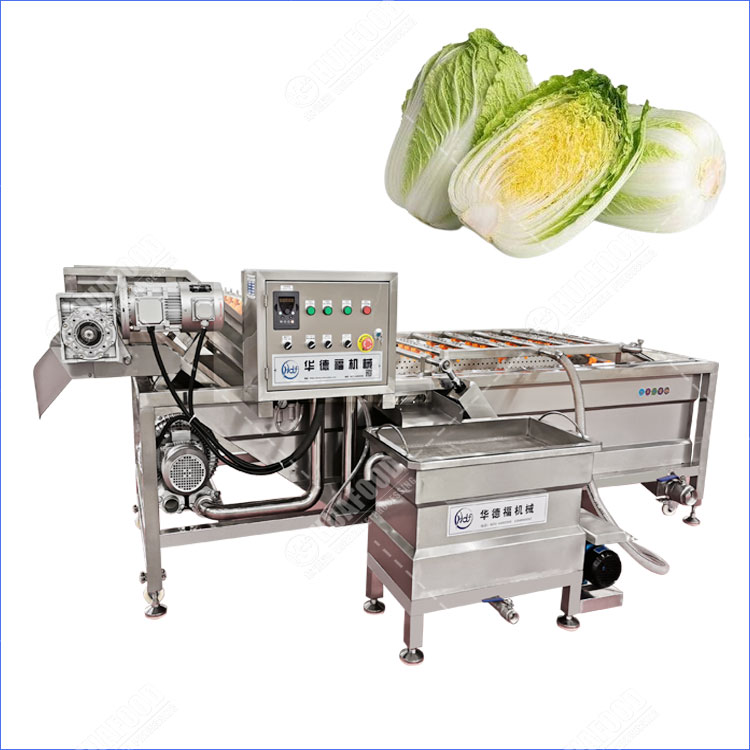 Commercial Napa Cabbage Bubble Vegetable Washing Machine For Sale